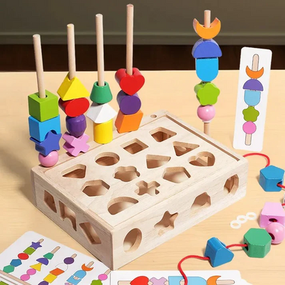 5-in-1 Montessori Wooden Toys