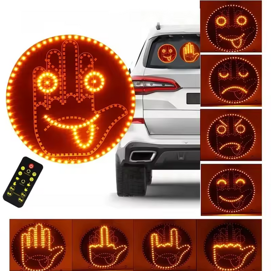 Upgraded version of emotional signal lights for cars