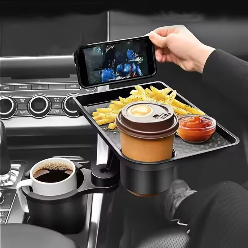 360° Rotating Dual Car Cup Holder
