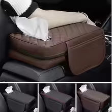 Car Arm Cushion Box with Tissue Box