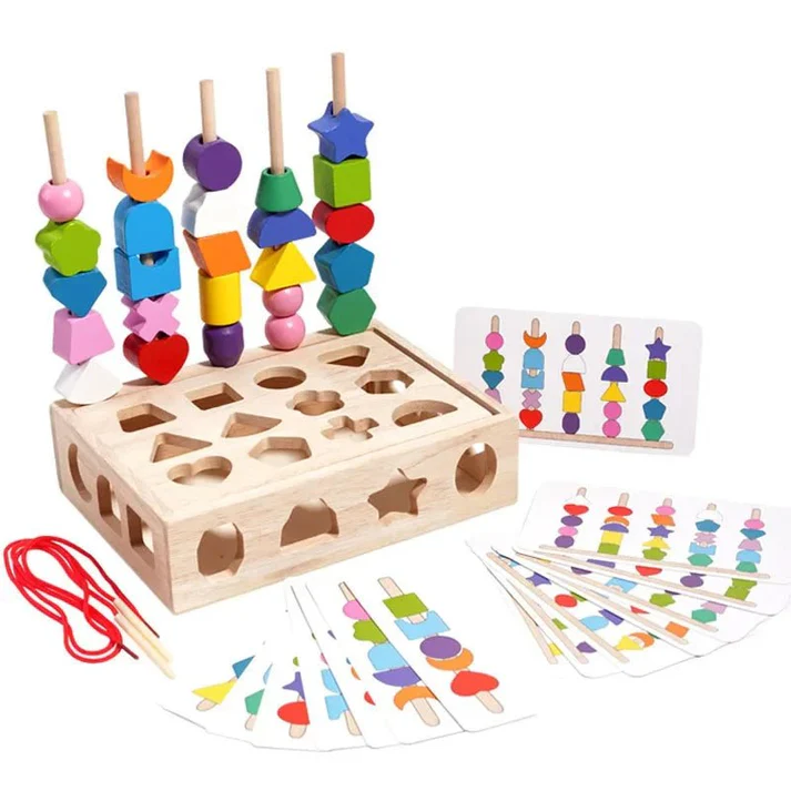 5-in-1 Montessori Wooden Toys