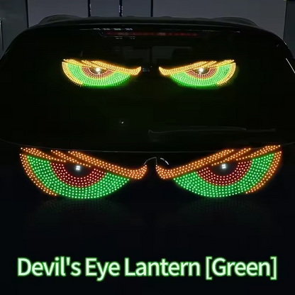 Car LED Devil's Eyes Front Rear Window Expression Light
