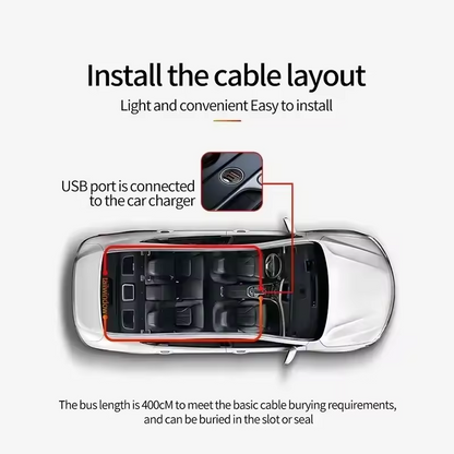 Car LED Devil's Eyes Front Rear Window Expression Light