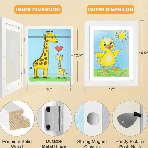 Kids Art Display Magnet Frame