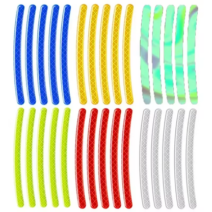 FlashRim™ – 40PCS Color Glow Reflective Strips