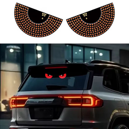 Car LED Devil's Eyes Front Rear Window Expression Light