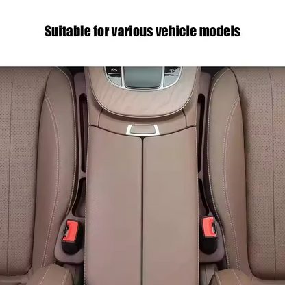 Car seat with a headrest and shoulder straps, suitable for various vehicle models.