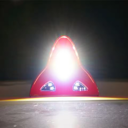 Solar Power LED Shark Fin Car Roof Antenna