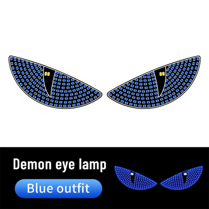 Car LED Devil's Eyes Front Rear Window Expression Light