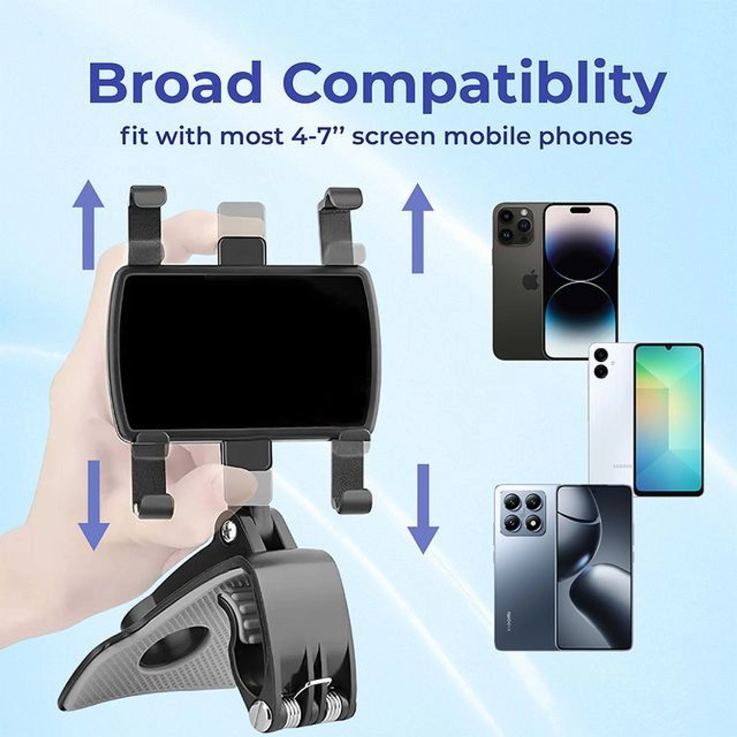 Universal 360° Dashboard Phone Holder