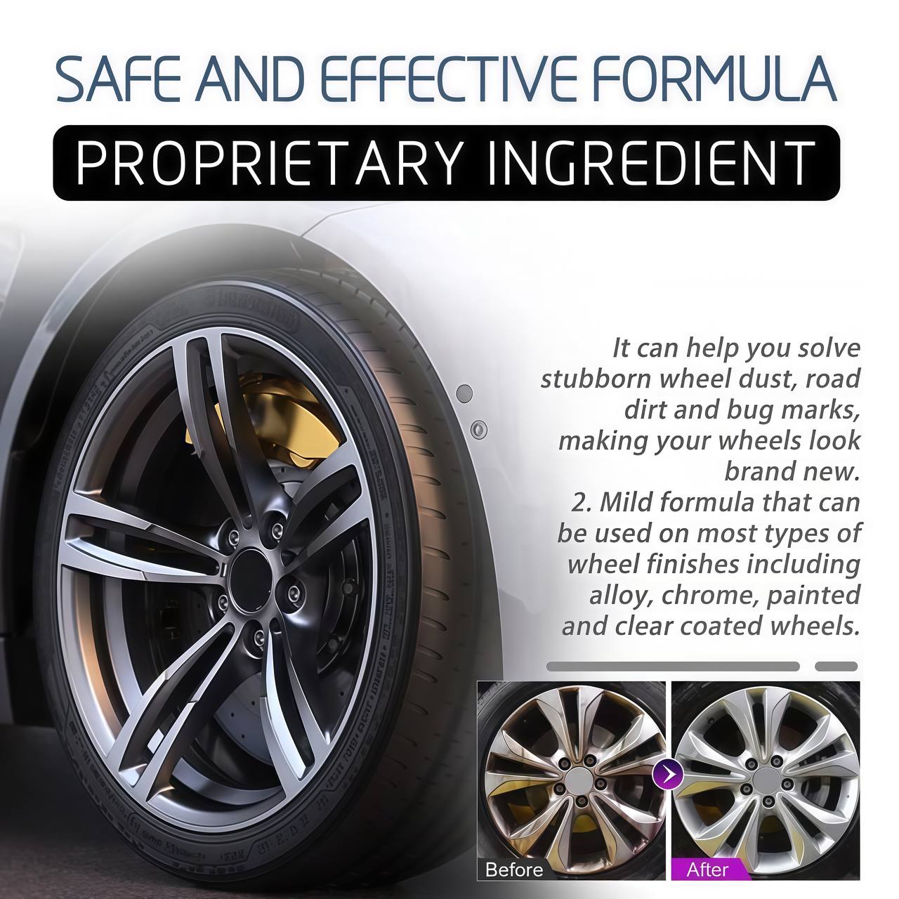 Heavy Duty Wheel Rust And Water Spot Cleaner