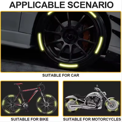 FlashRim™ – 40PCS Color Glow Reflective Strips