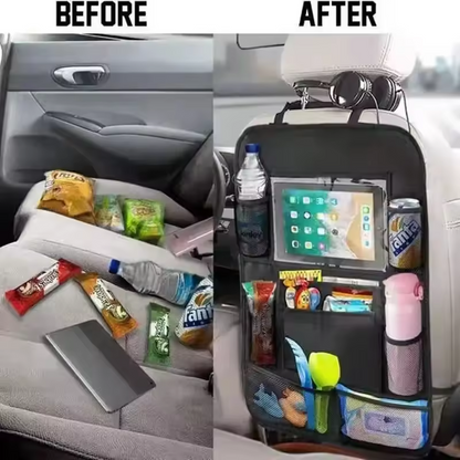 Multifunctional Oxford Fabric Car Back Multi-Pocket Storage Bag