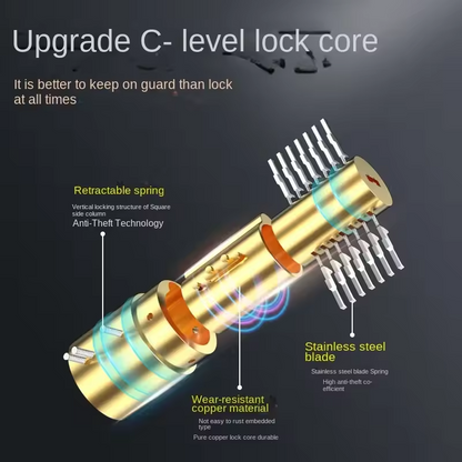Premium Steering Wheel Anti-Theft Lock