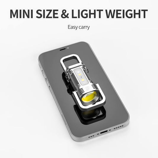 1200LM Super Bright Mini Keychain Flashlight Waterproof