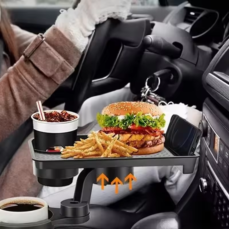 360° Rotating Dual Car Cup Holder