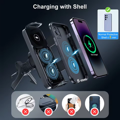 Dual Coil Wireless Car Charger