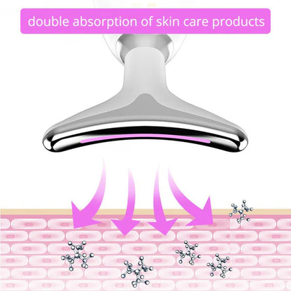 Ems Red Light Therapy Face Neck Lift Wrinkle Remover Tighten Massager