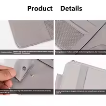 Sunshade Storage Bag PU Leather Multi-Pocket