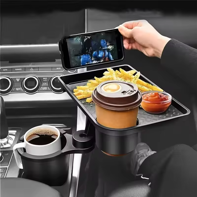 360° Rotating Dual Car Cup Holder