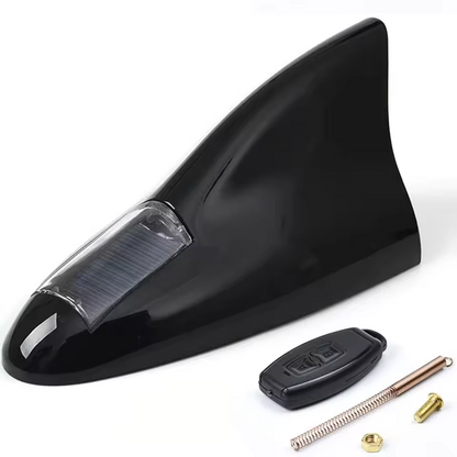Solar Power LED Shark Fin Car Roof Antenna