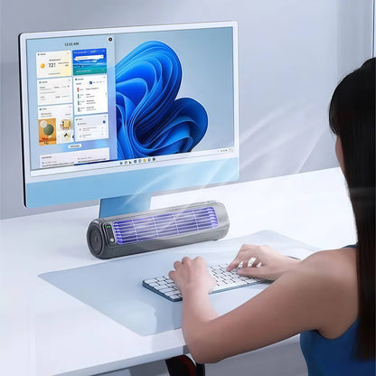 Portable Wireless Charging Air Conditioner – USB Rechargeable Mini AC for Home, Office, Dorm
