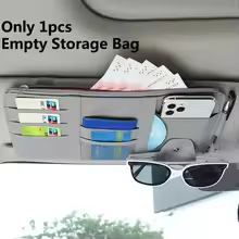 Sunshade Storage Bag PU Leather Multi-Pocket