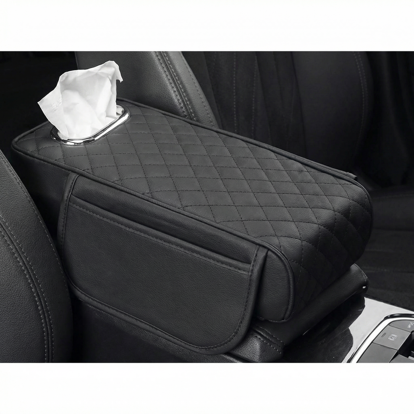 Car Arm Cushion Box with Tissue Box