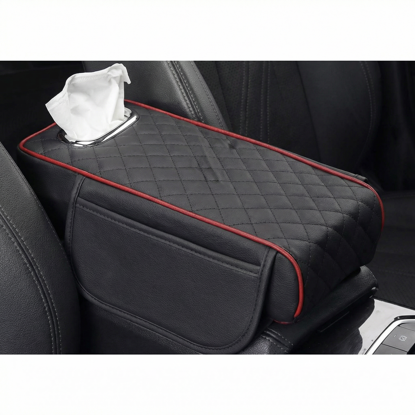 Car Arm Cushion Box with Tissue Box