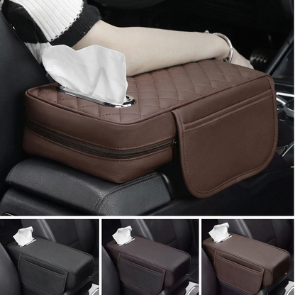 Car Arm Cushion Box with Tissue Box
