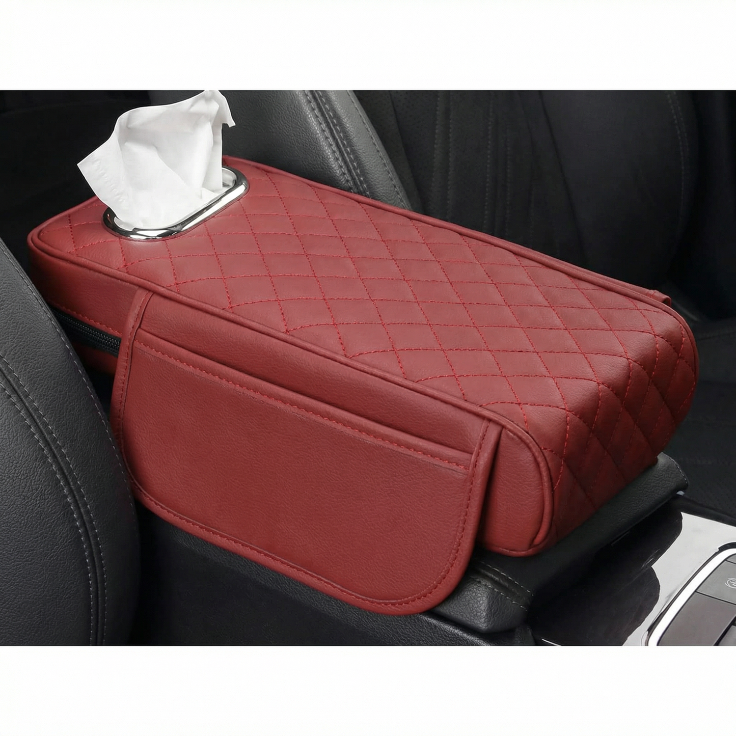 Car Arm Cushion Box with Tissue Box