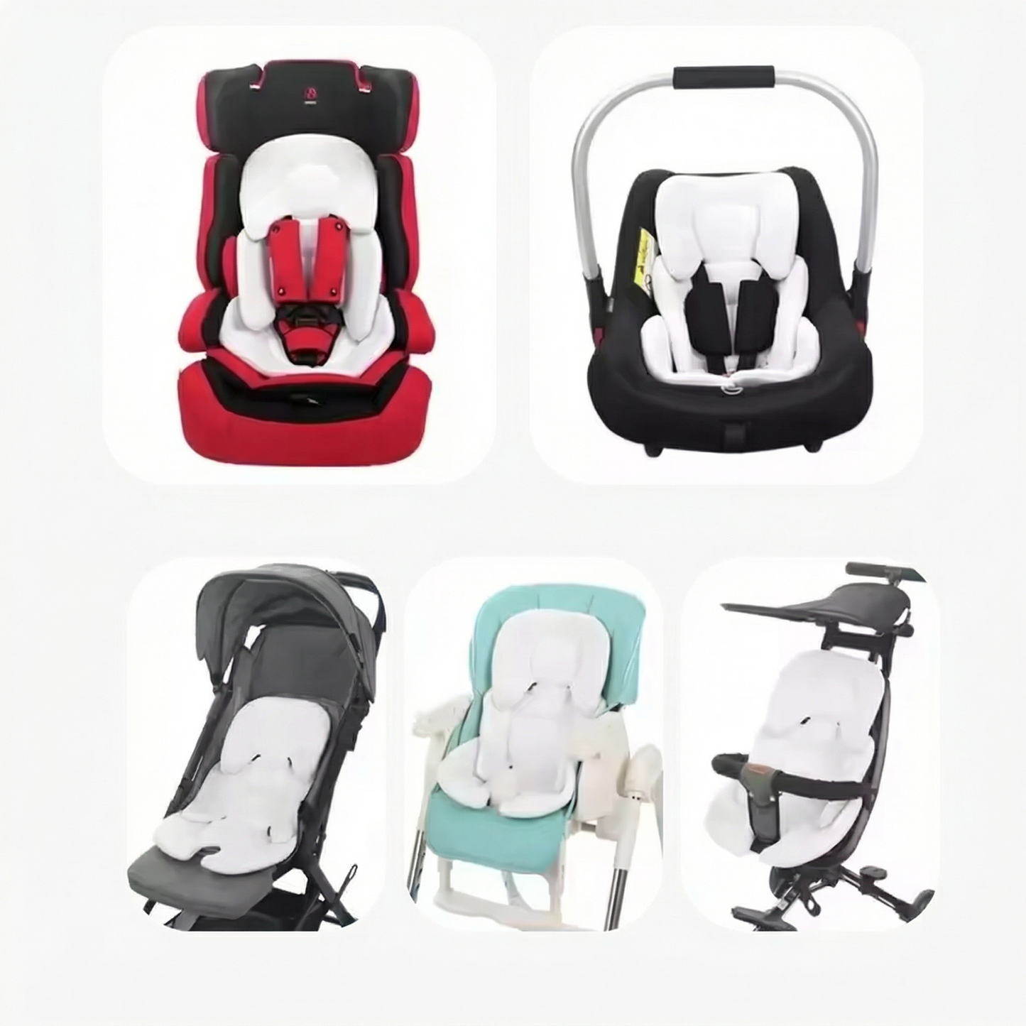 Seat Pad Baby Car Seat Cushion Child Infant Cart Mattress Mat Stroller Accessories