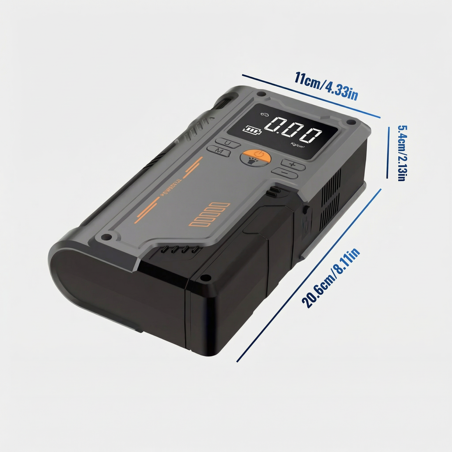 Multi-function tire inflator and jump starter