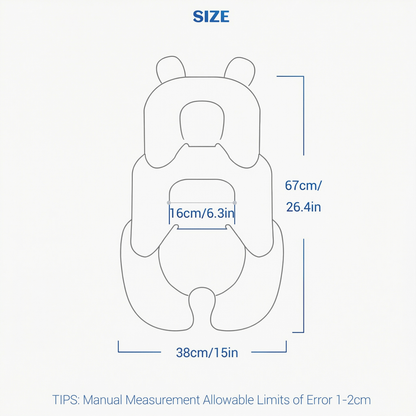 Seat Pad Baby Car Seat Cushion Child Infant Cart Mattress Mat Stroller Accessories