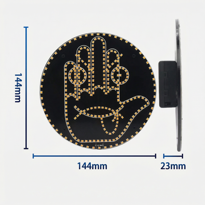 Upgraded version of emotional signal lights for cars