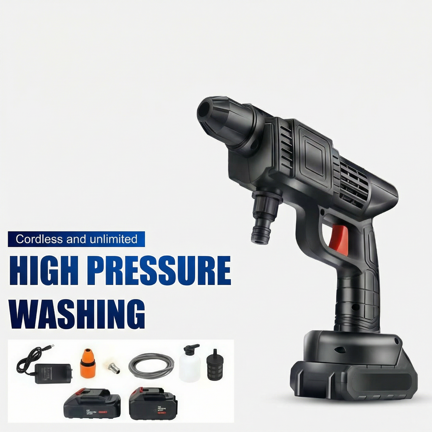 Cordless Portable High Pressure Spray Water Gun