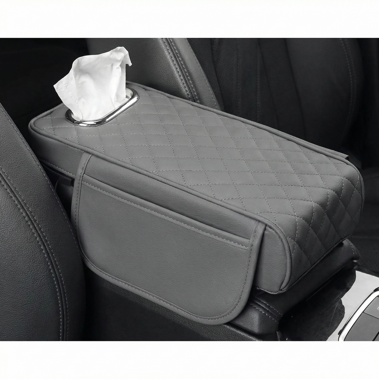 Car Arm Cushion Box with Tissue Box