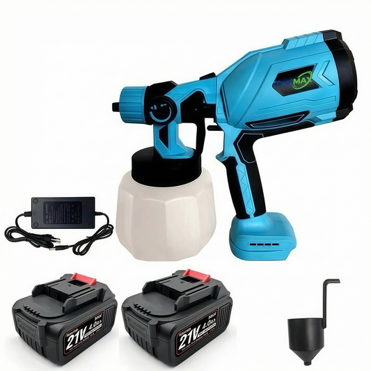 High-pressure Cordless Paint Sprayer with 2 Batteries