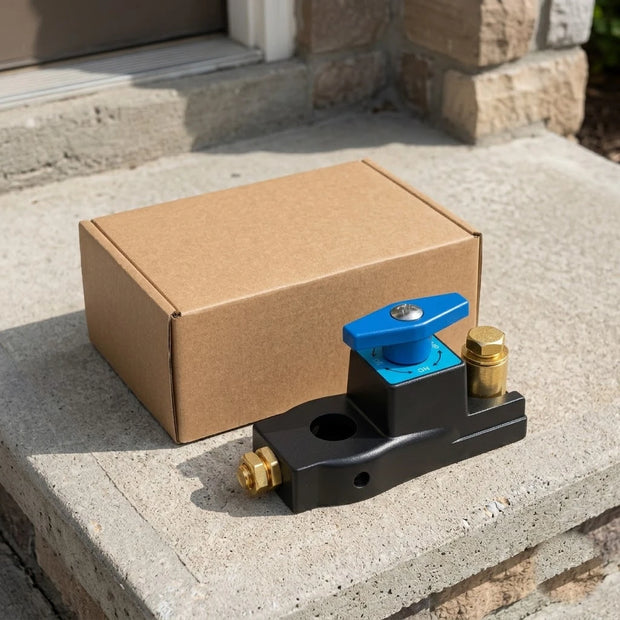BOLTHUT battery disconnect switch packaged and ready to ship
