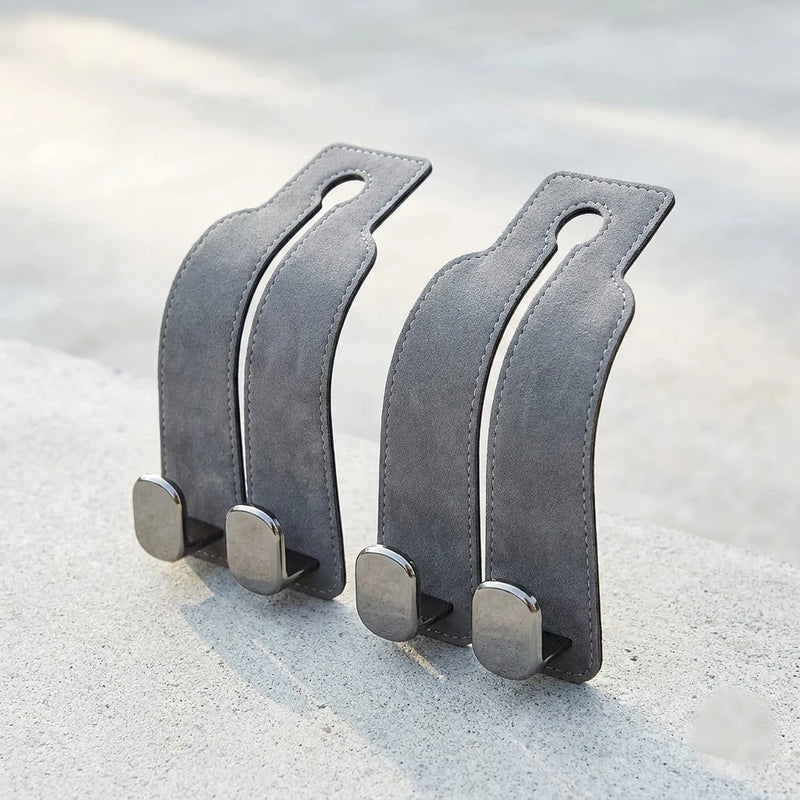 BOLTHUT Leather Car Headrest Hooks - Hero Feature | BOLTHUT
