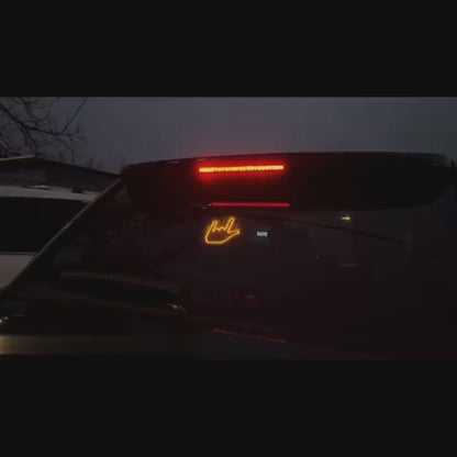 Upgraded version of emotional signal lights for cars