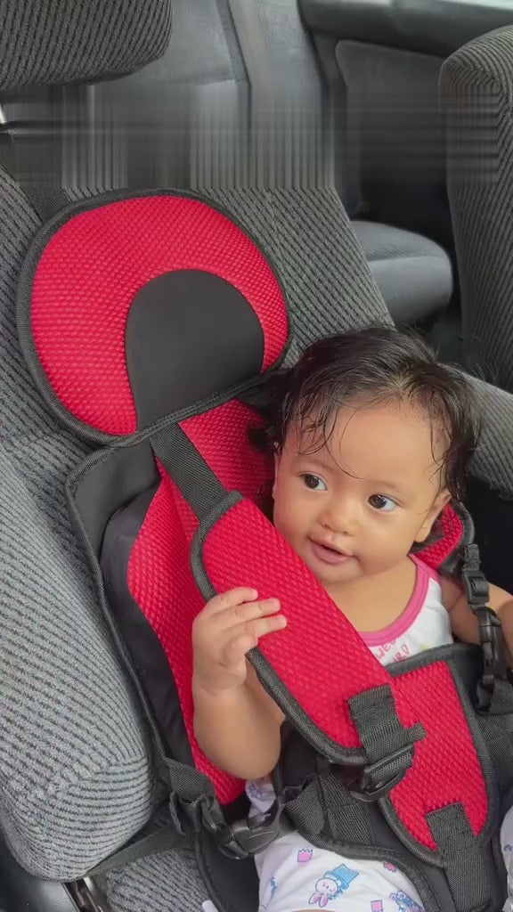 BOLTHUT™ Portable Travel Car Seat — Soft Padded Harness Seat for Kids - 1