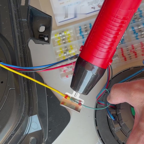 Mini Heat Gun - in use - 1