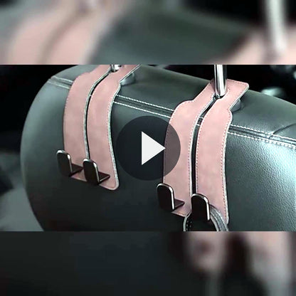 BOLTHUT Leather Car Headrest Hooks - See It - 1