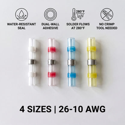 BOLTHUT™ Solder Seal Wire Connectors — Heat-Shrink, Water-Resistant - 3