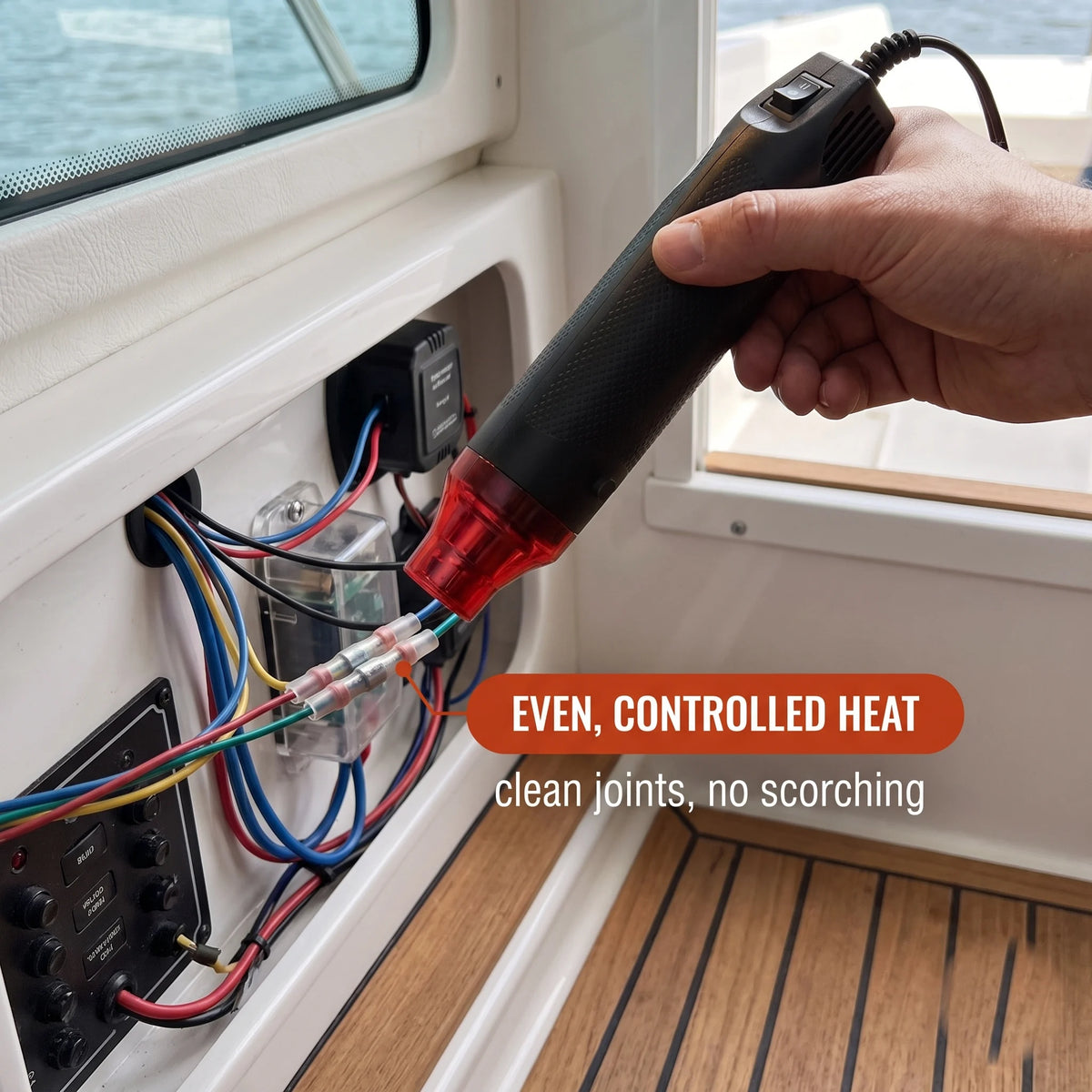 BOLTHUT™ Mini Heat Gun — Controlled Heat for Heat-Shrink & Solder Connectors - 3