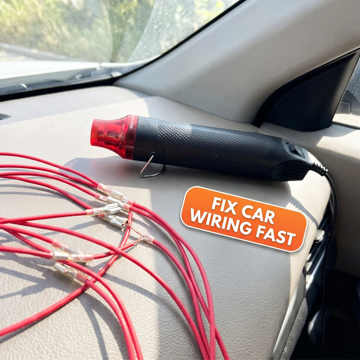 BOLTHUT™ Mini Heat Gun — Controlled Heat for Heat-Shrink & Solder Connectors - 10