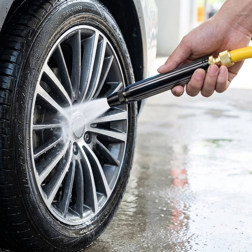 Clean car wheel after washing | BOLTHUT